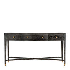 Amber Console - Espresso Oak