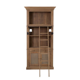 Flamant Balmore 1 Part Bookcase - Oak