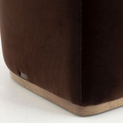 Flamant Nicky Brown Velvet Armchair