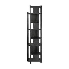 Ethnicraft Abstract Column – Sculptural Wooden Column Décor Piece with Geometric Carving