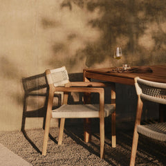 Ethnicraft Jack Woven Outdoor Dining Chair