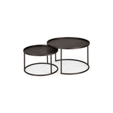Ethnicraft Outdoor Tray Coffee Table Set