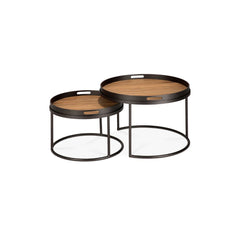 Ethnicraft Outdoor Tray Coffee Table Set