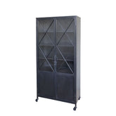 Alexandra Display Cabinet on Wheels