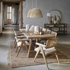 Blanc D'Ivoire Charles - Ecru Linen Natural Foam Armchair