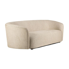 Ethnicraft Ellipse 3-Seater Sofa Stain-Resistant, Belgian-Woven Fabric & Memory Foam Comfort
