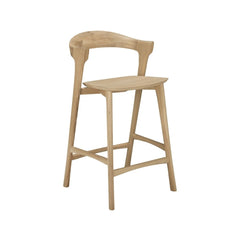 Ethnicraft Bok Counter Stool – Lower Counter Stool, Compact Foot-Friendly Design