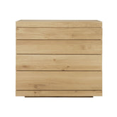 Ethnicraft Burger Dresser – Rounded “Burger” Shape Solid Wood Dresser, Compact Scandinavian Storage Chest