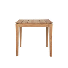 Ethnicraft Bok Outdoor Dining Table – Rectangular Teak Dining Table with Slim Arched Legs & Outdoor Durability