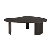 Ethnicraft Boomerang Coffee Table – Solid Wood Coffee Table with Organic Boomerang Shape