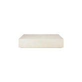 Ethnicraft Elements Coffee Table – Rectangular Solid Wood Coffee Table with Textured Minimalist Finish