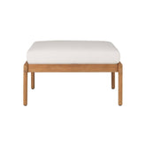 Ethnicraft Jack Outdoor Stool – Teak Outdoor Stool with Sculpted Curve & Robust Base