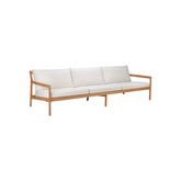 Ethnicraft Jack Outdoor Sofa 265cm – Large Teak Outdoor Sofa (2.65 m) with Modular Design & Cushions