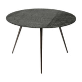 Ethnicraft Luna Coffee Table – Round Oak Coffee Table with Soft Curved Edges