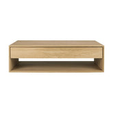 Ethnicraft Nordic Coffee Table – Minimalist Solid Oak Coffee Table with Clean Scandinavian Lines