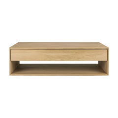 Ethnicraft Nordic Coffee Table – Minimalist Solid Oak Coffee Table with Clean Scandinavian Lines