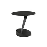 Ethnicraft Oblic Oak Side Table — Solid Oak Accent Table, Compact Bedside & Sofa End Table