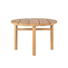 Ethnicraft Quatro Outdoor Coffee Table – Teak Outdoor Coffee Table with Four-Leg Sculptural Design