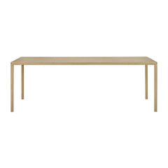Ethnicraft Air Oak Dining Table — Lightweight Solid Oak Dining Table with Slim Profile, Contemporary Dining
