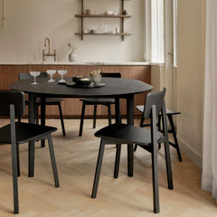 Ethnicraft Casale Dining Chair – Sleek Oak Dining Chair with Slim Angled Legs