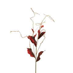 Faux Tropical Salix - Burgundy