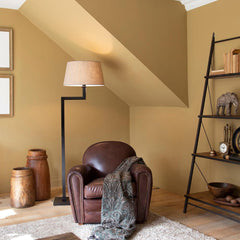 Flamant Burnham Leather Natural Foam Armchair