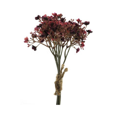 Faux Burgundy Gypsophila Bundle