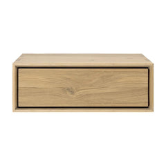Ethnicraft Nordic II Hanging Bedside – Wall-Mounted Bedside Shelf with Floating Design & Minimalist Look