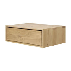 Ethnicraft Nordic II Hanging Bedside – Wall-Mounted Bedside Shelf with Floating Design & Minimalist Look