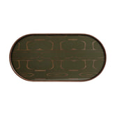 Ethnicraft Oblong Second Nature Tray – Long Wooden Serving Tray with Organic Soft-Edge Shape