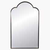Brook Industrial Black Iron Mirror