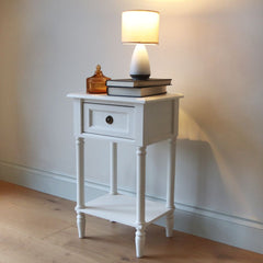 Emma Bedside Off White