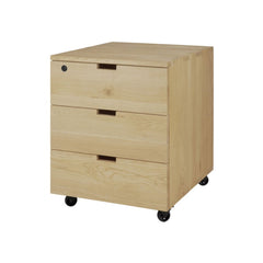Ethnicraft Billy Drawer Unit – Scandinavian Style Drawer Chest, Streamlined Solid Wood Storage