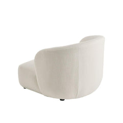 Blanc D'Ivoire Leo Wide Fabric Natural Foam Armchair