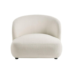 Blanc D'Ivoire Leo Wide Fabric Natural Foam Armchair