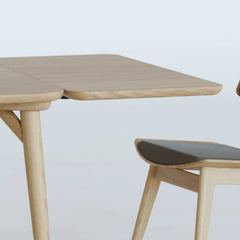 Aimee Bespoke Extendable Dining Table in FSC Solid Ash