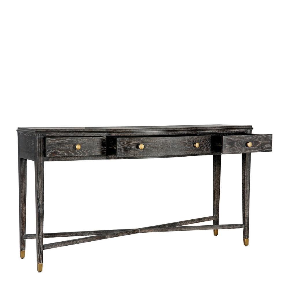 Amber Console - Espresso Oak