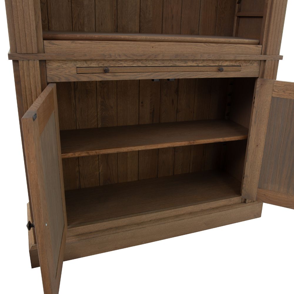 Flamant Balmore 1 Part Bookcase - Oak