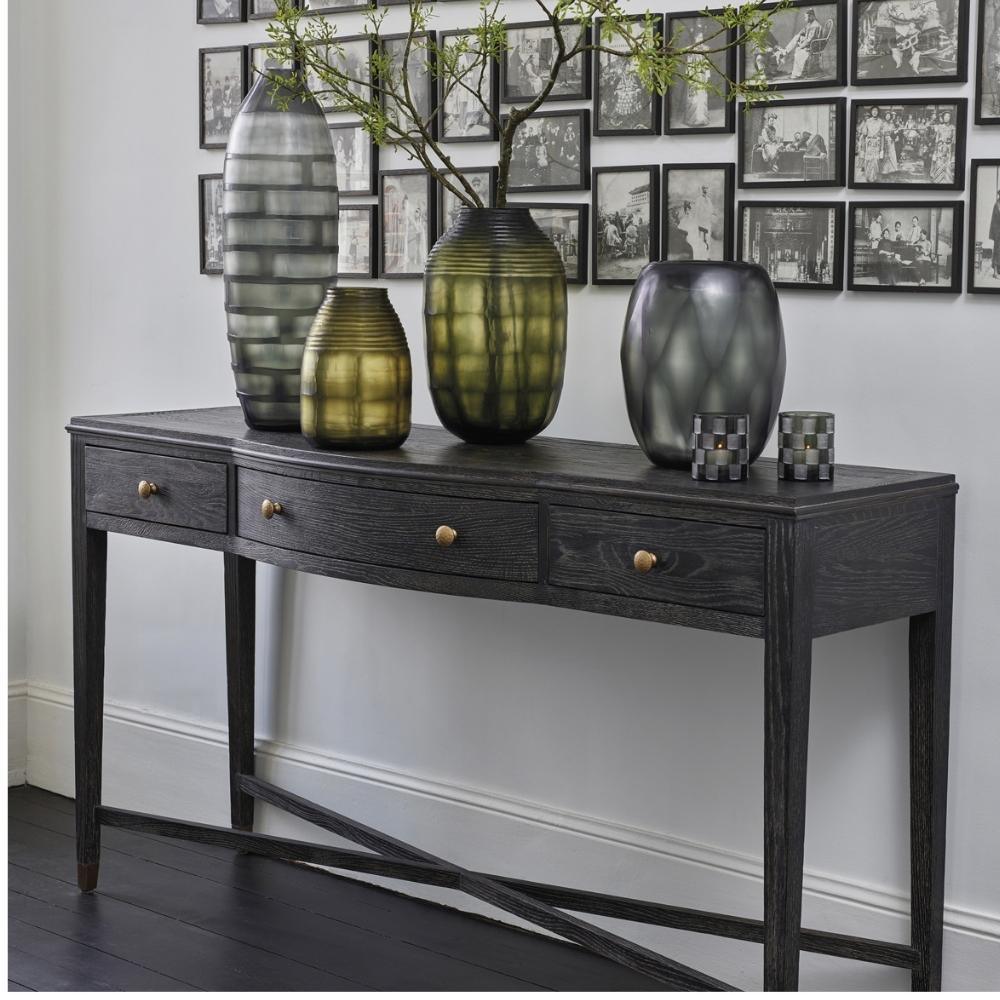 Amber Console - Espresso Oak