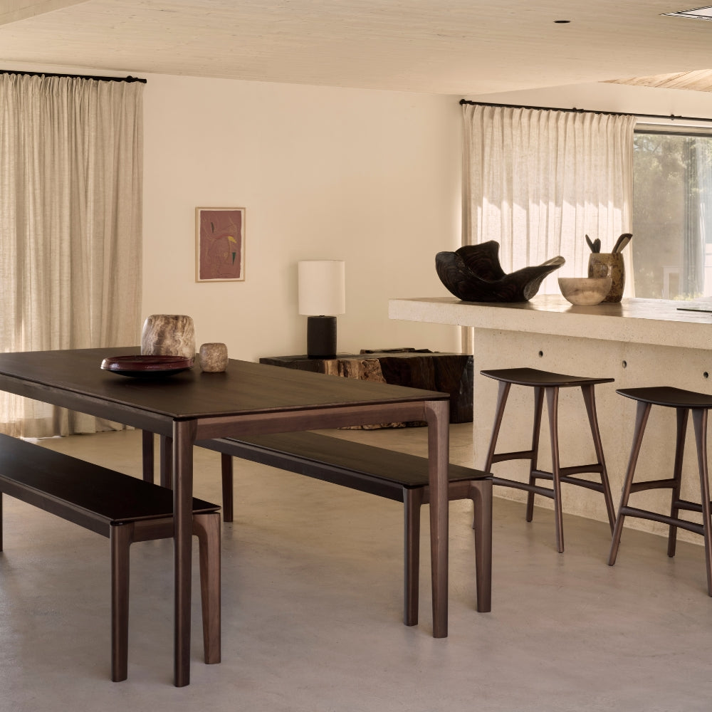 Ethnicraft Bok Dining Table in Solid Oak & Teak