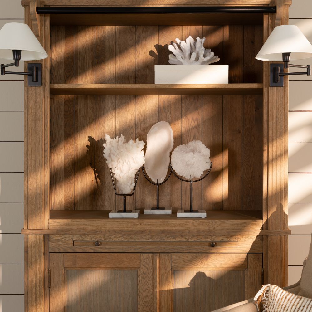 Flamant Balmore 1 Part Bookcase - Oak