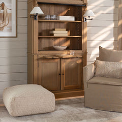 Flamant Balmore 1 Part Bookcase - Oak