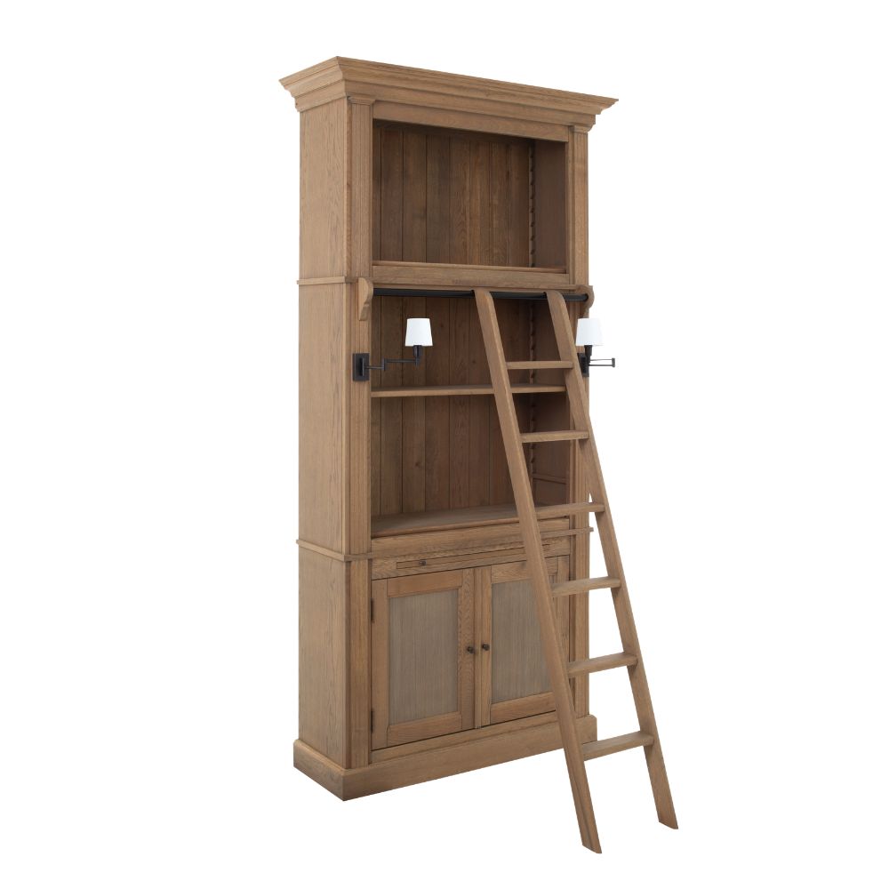Flamant Balmore 1 Part Bookcase - Oak