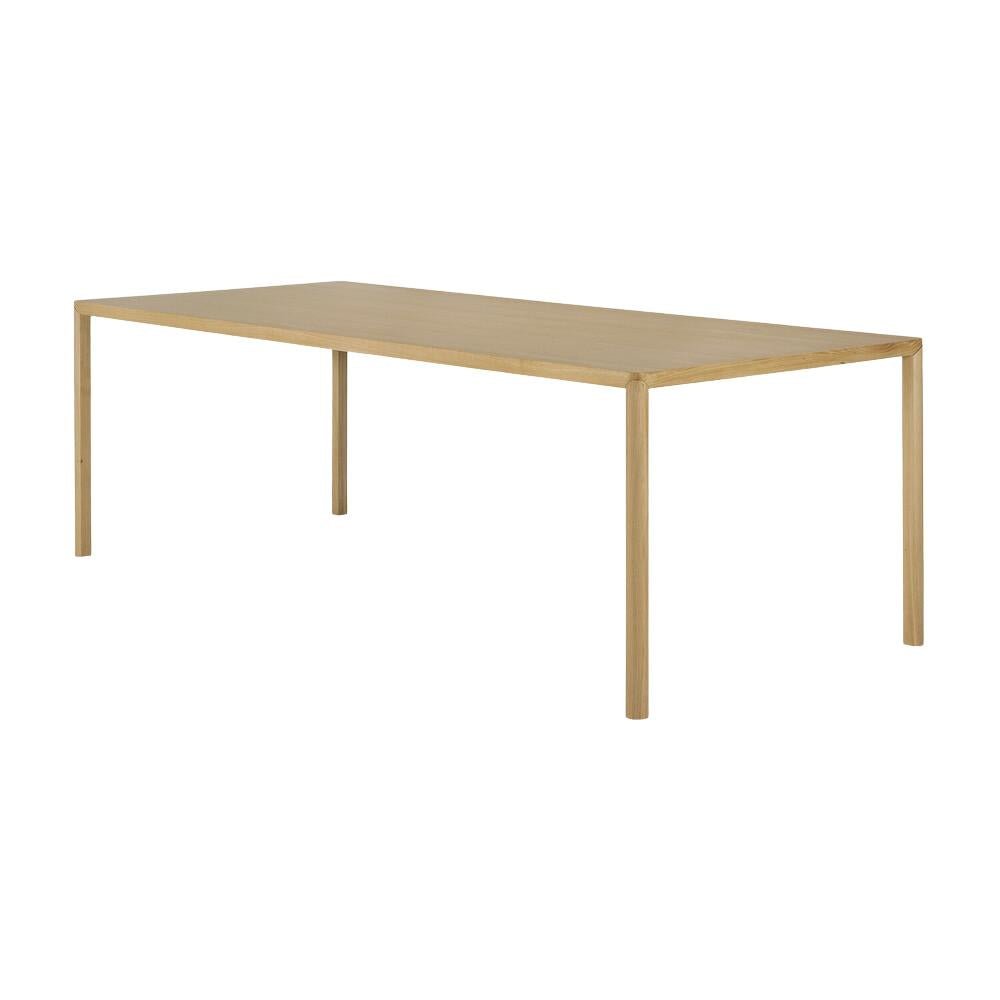 Ethnicraft Air Oak Dining Table — Lightweight Solid Oak Dining Table with Slim Profile, Contemporary Dining