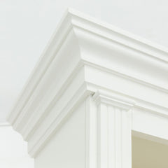 Flamant Balmore 1 Part Bookcase - White