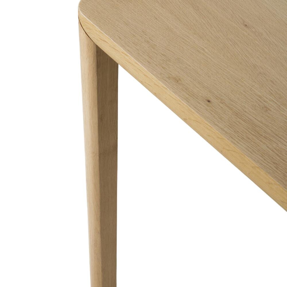 Ethnicraft Air Oak Dining Table — Lightweight Solid Oak Dining Table with Slim Profile, Contemporary Dining