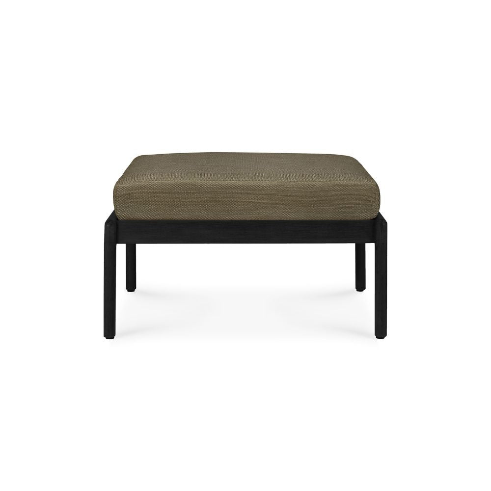 Ethnicraft Jack Outdoor Stool – Teak Outdoor Stool with Sculpted Curve & Robust Base