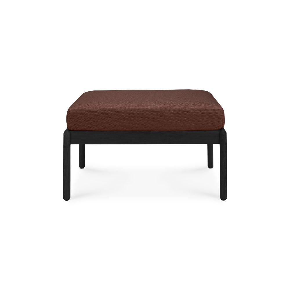 Ethnicraft Jack Outdoor Stool – Teak Outdoor Stool with Sculpted Curve & Robust Base