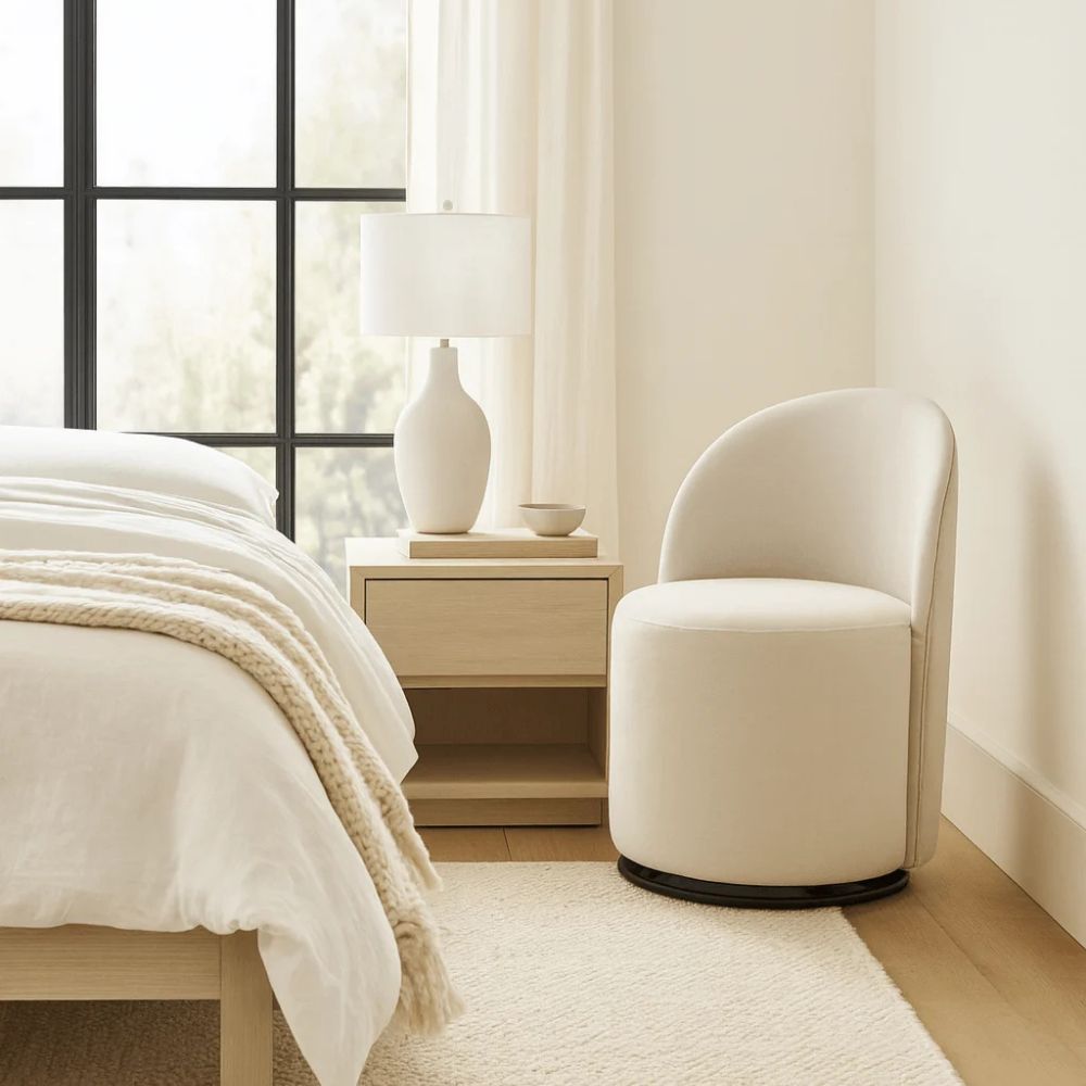 Everly Sorelle Swivel Dining Chair