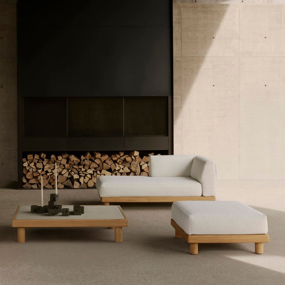 Ethnicraft Monocle Outdoor Footstool